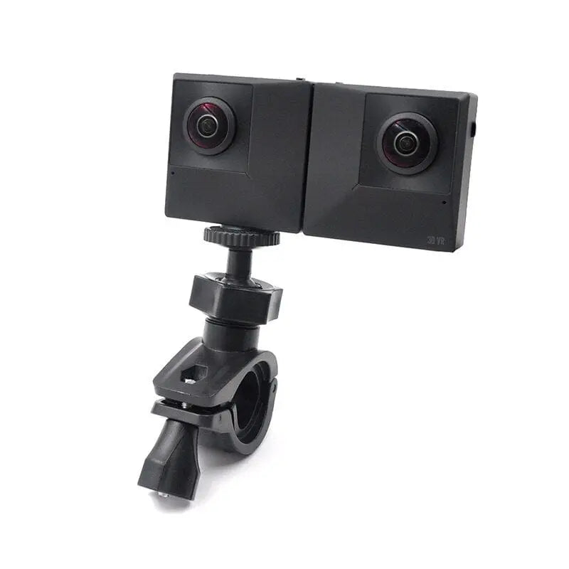 Mint Green Astraeus bicycle handlebar mount for action camera, made of ABS plastic, designed for secure mounting on bike handlebars.