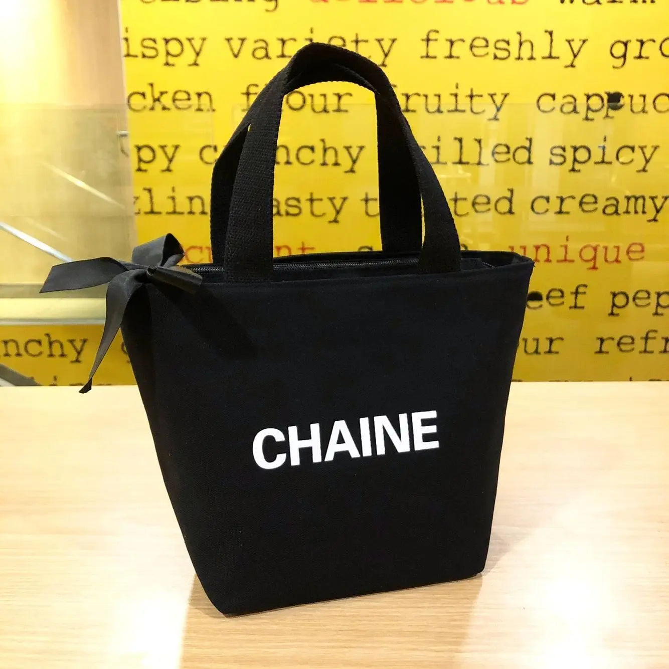 Solid color canvas tote bag with dumpling shape from Showlu Fashion Store, small handbag ideal for office or casual use.