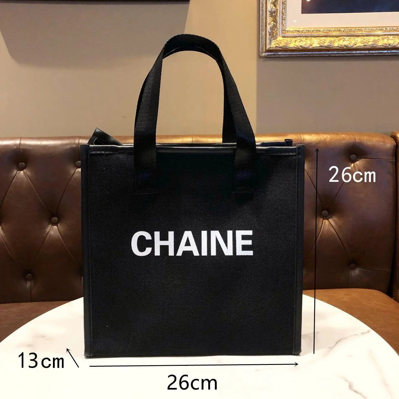 Solid color canvas tote bag by Showlu Fashion with small dumpling shape, versatile office and casual handbag for women.