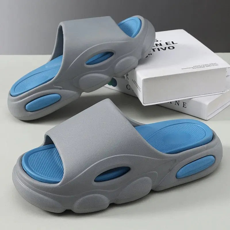 Comwarm platform EVA slippers by Showlu Fashion Store, non-slip unisex indoor outdoor slides with cushioned soles and open toe design.
