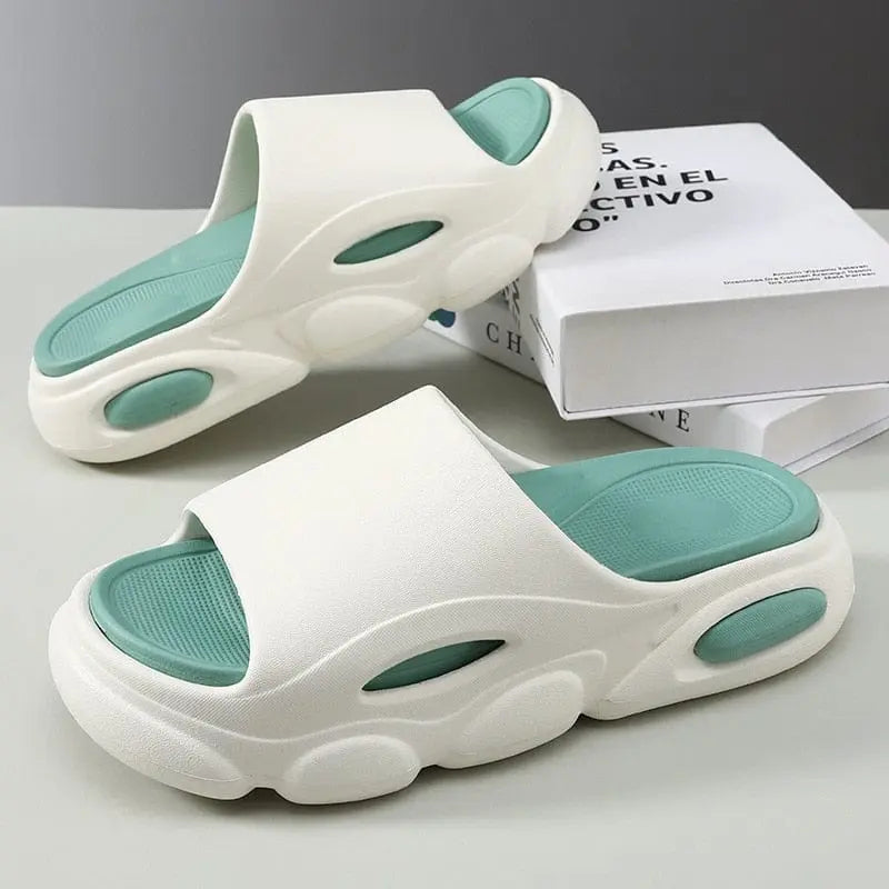 Comwarm platform EVA slippers by Showlu Fashion Store, unisex non-slip indoor-outdoor slides with soft cushioning and stylish design.