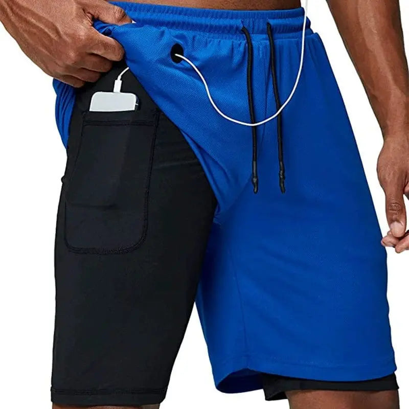 Men's quick-dry training shorts by GYMLOCKER, featuring breathable fabric and trendy design for summer muscle workouts.