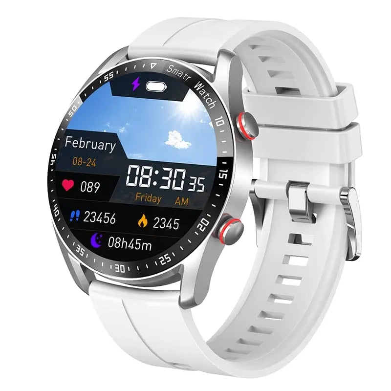 Showlu ECG+PPG Smart Watch for men with Bluetooth call, health tracker, blood pressure monitor, waterproof fitness and sports watch
