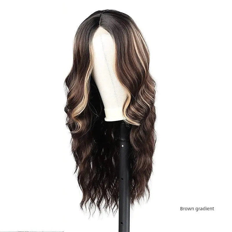 European-style long curl cosplay wig with high temperature silk wave hair by Showlu Fashion, perfect for stylish costume looks.