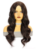European-style long curls cosplay wig by Showlu Fashion, high temperature silk wave hair, perfect for costume or fashion styling.