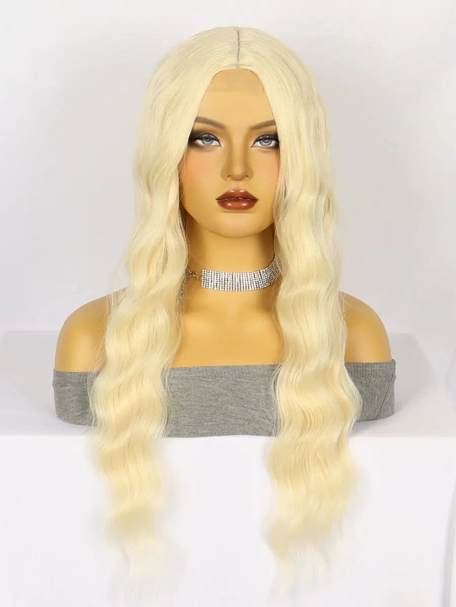 European-style long curls cosplay wig by Showlu Fashion, high temperature silk wave hair for stylish costume looks