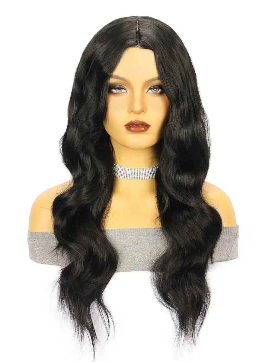 European-style long curls cosplay wig by Showlu Fashion, high-temperature silk wave hair for versatile costume looks