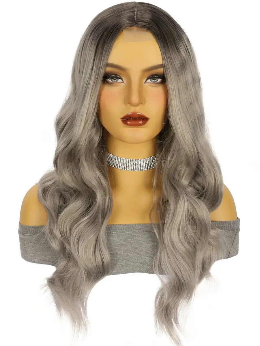 European-style long curls cosplay wig by Showlu Fashion, high-temperature silk wave hair for fashionable costume looks.