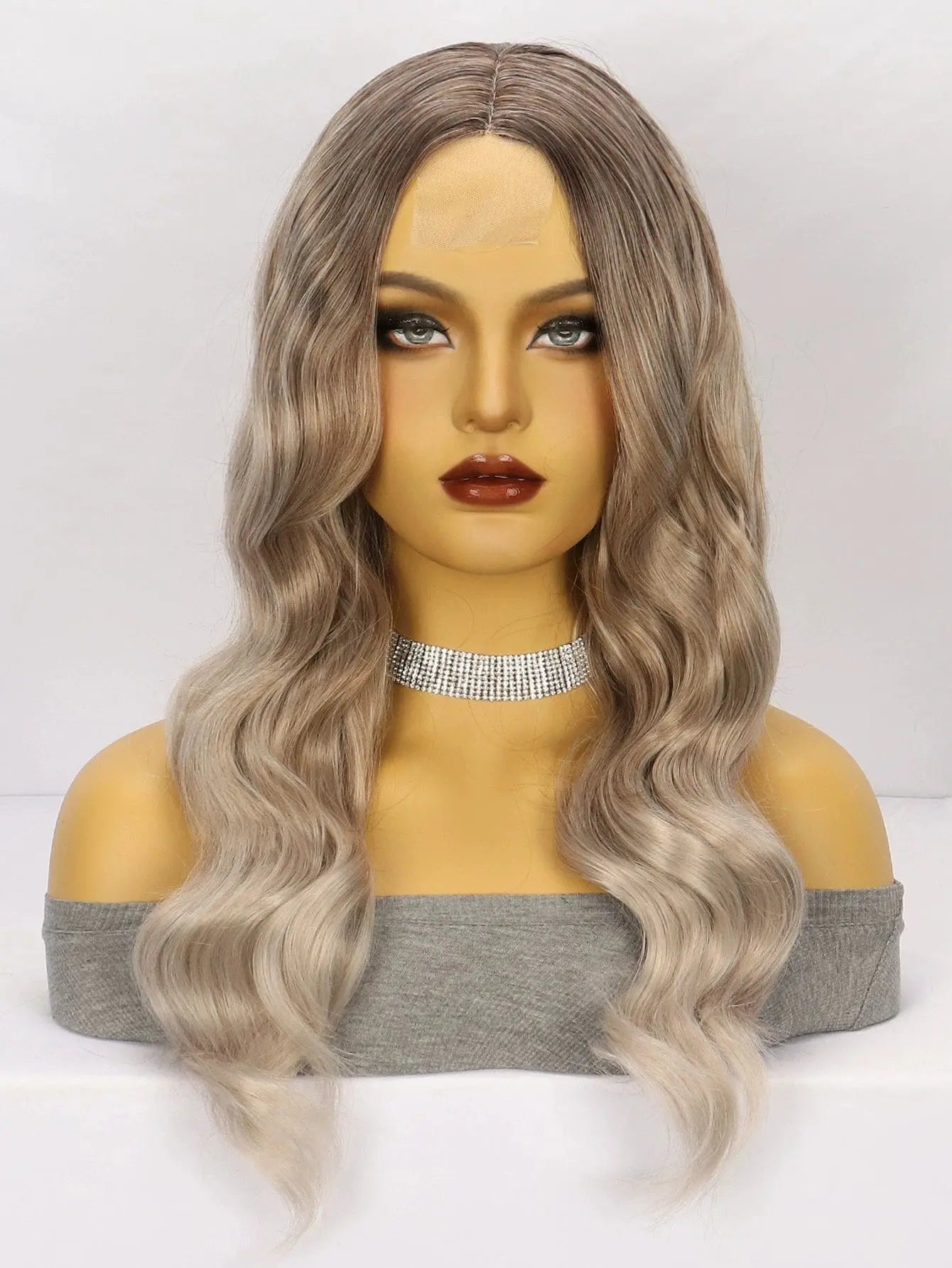 European-style long curls cosplay wig by Showlu Fashion, featuring high-temperature silk wave hair for a stylish, natural look