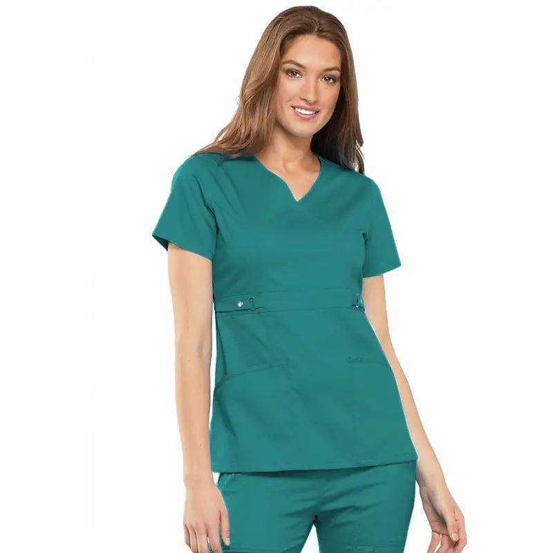 Long sleeve women's anti-static medical scrubs by Showlu Fashion Store, featuring a professional nurse uniform design.