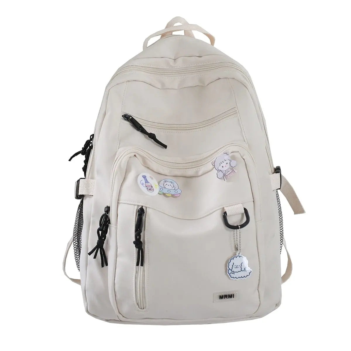 Showlu Fashion Store women's high-capacity nylon school backpack with laptop sleeve, stylish and spacious for students and travelers.