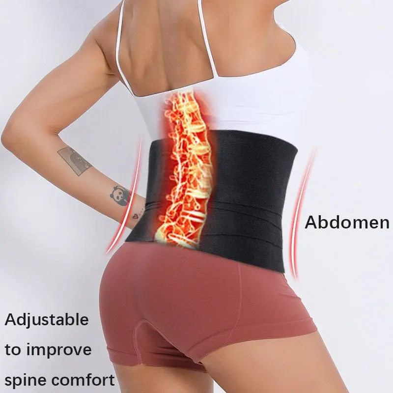 Showlu high compression waist trainer with detachable slimming belt, designed as a fitness corset for waist shaping and support.