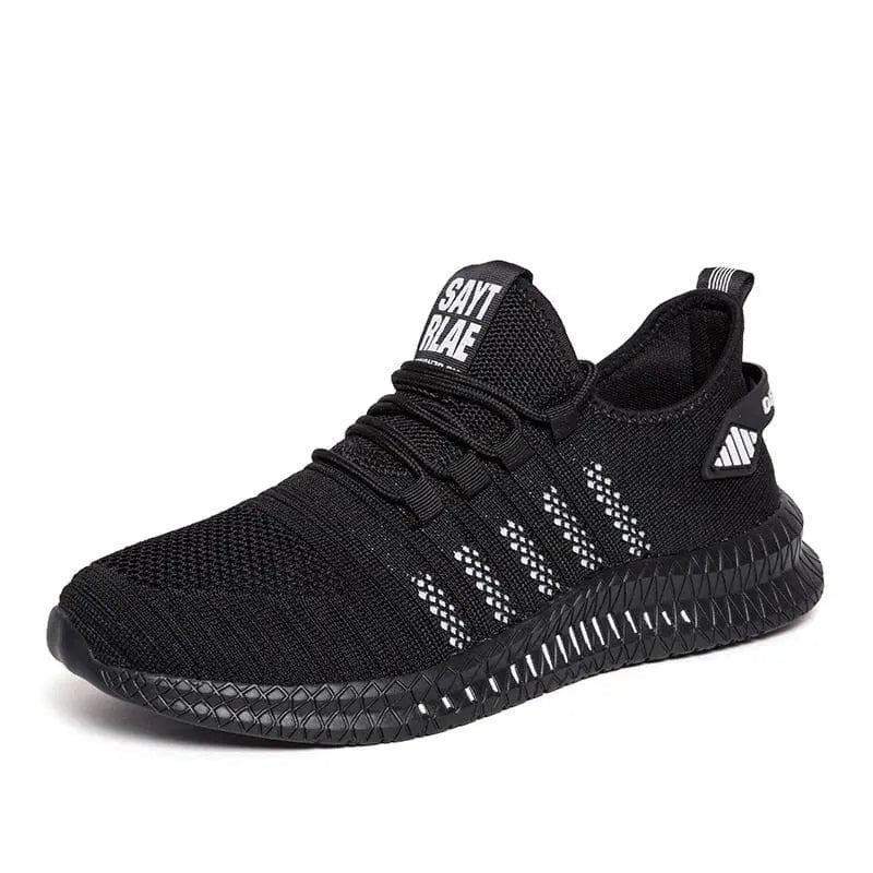 Men's breathable mesh walking sneakers by Showlu Fashion, lightweight casual shoes with a lac-up design for summer comfort