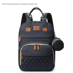 Fashion New Mummy Bag Mother and Baby Go out Lightweight Multifunctional Foldable Crib with Baby Large Capacity Backpack - SHOWLU FASHION STORE