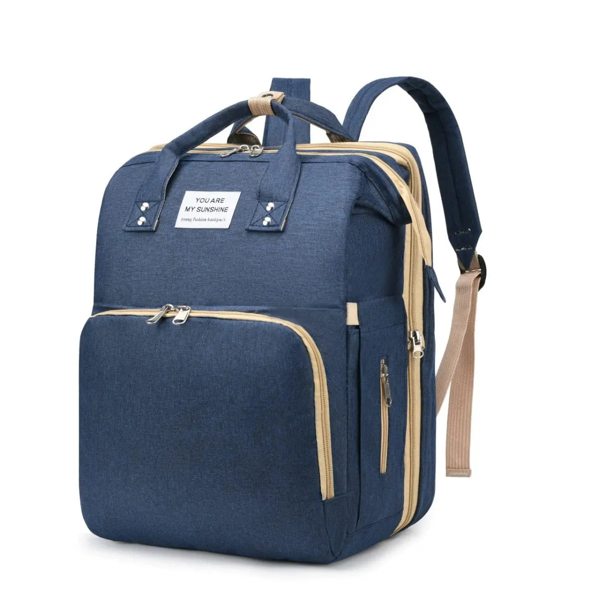 Fashion New Mummy Bag Mother and Baby Go out Lightweight Multifunctional Foldable Crib with Baby Large Capacity Backpack - SHOWLU FASHION STORE