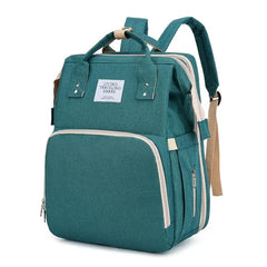 Fashion New Mummy Bag Mother and Baby Go out Lightweight Multifunctional Foldable Crib with Baby Large Capacity Backpack - SHOWLU FASHION STORE