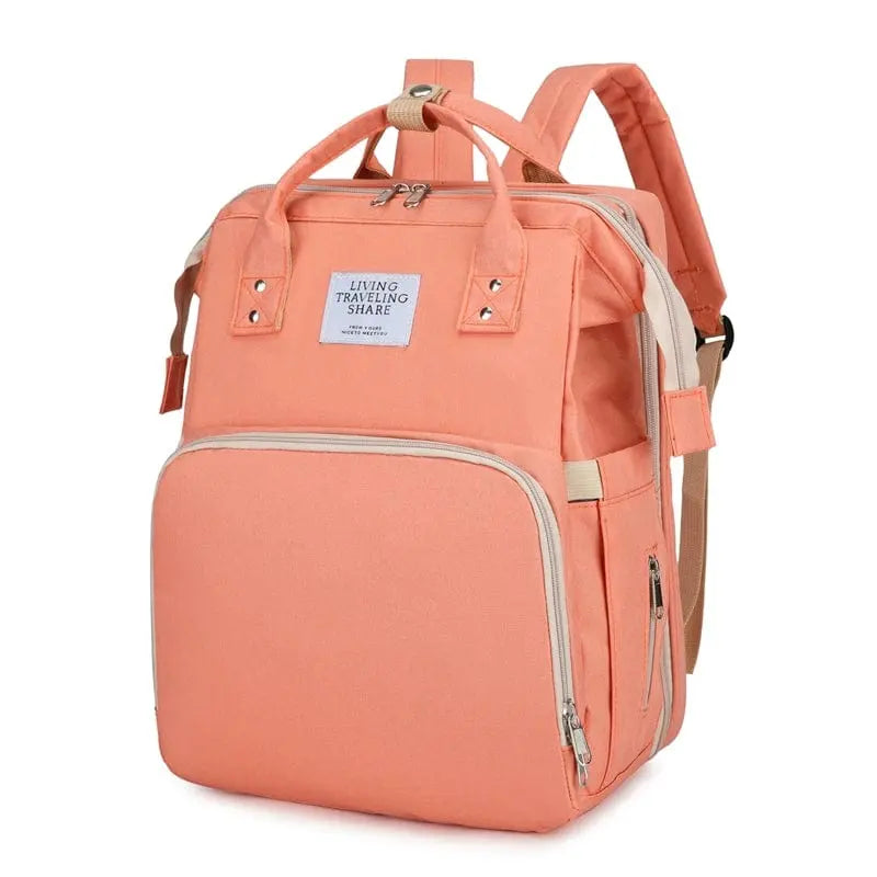 Fashion New Mummy Bag Mother and Baby Go out Lightweight Multifunctional Foldable Crib with Baby Large Capacity Backpack - SHOWLU FASHION STORE