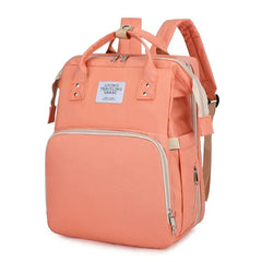 Fashion New Mummy Bag Mother and Baby Go out Lightweight Multifunctional Foldable Crib with Baby Large Capacity Backpack - SHOWLU FASHION STORE