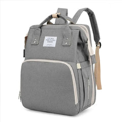 Fashion New Mummy Bag Mother and Baby Go out Lightweight Multifunctional Foldable Crib with Baby Large Capacity Backpack - SHOWLU FASHION STORE