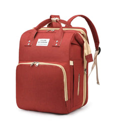 Fashion New Mummy Bag Mother and Baby Go out Lightweight Multifunctional Foldable Crib with Baby Large Capacity Backpack - SHOWLU FASHION STORE
