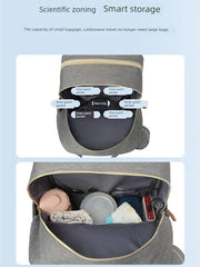 Fashion New Mummy Bag Mother and Baby Go out Lightweight Multifunctional Foldable Crib with Baby Large Capacity Backpack - SHOWLU FASHION STORE