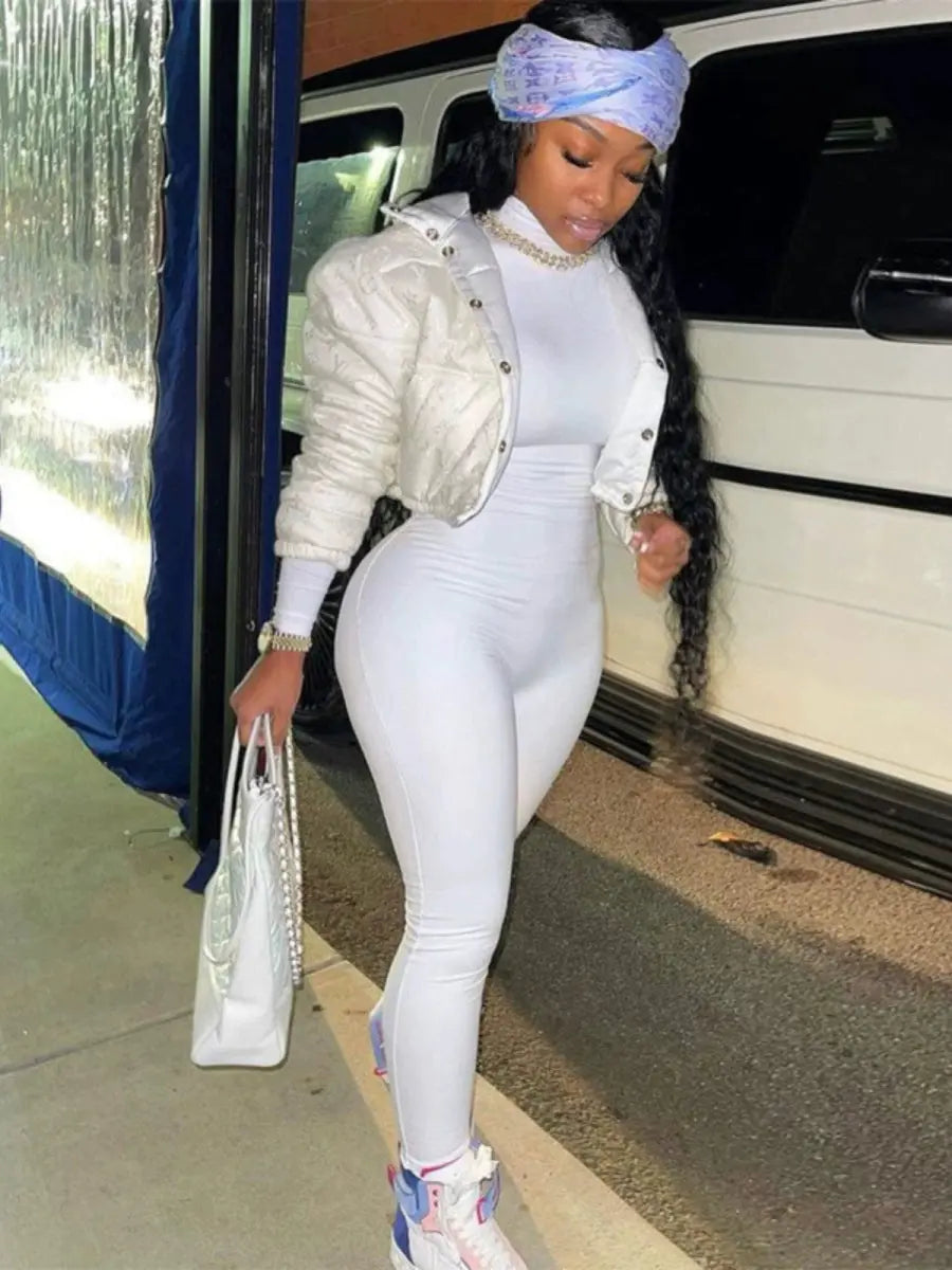 Showlu Fashion women's high waist yoga pencil pants made of cotton blend, fitted and stylish for active or casual wear.