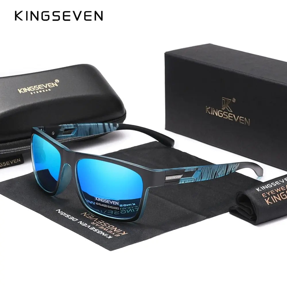 KINGSEVEN polarized sunglasses for men and women with UV400 lenses, stylish design, and tinted eyewear from Showlu Fashion Store.