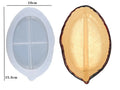 Three-layer fruit-shaped silicone mold for epoxy resin, tea plate disc mold, ideal for resin art and home decor projects