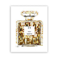 Showlu Fashion perfume bottle canvas wall art Nordic poster print featuring a stylish perfume bottle design for home decor.