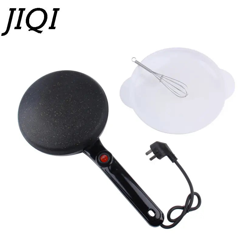 Showlu Smart General electric pancake maker with non-stick cooking surface and control dial, ready for breakfast cooking.