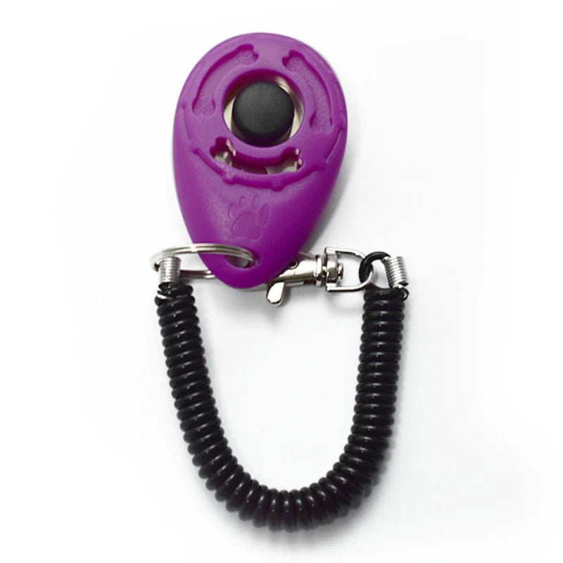 Showlu Smart General pet training clicker with a metal thumb trigger and plastic body for effective dog training.