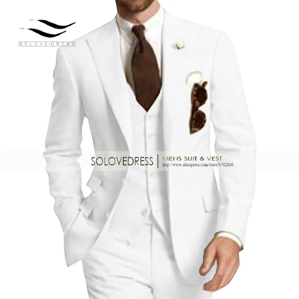 Burgundy Mens Suit 3 Pieces Elegant V Neck Notch Lapel Tuxedo Groomsmen Men Suits for Wedding Suits Men 2019 (Jacket+Vest+Pants)