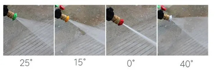 Showlu Smart General high pressure wash gun extension spray wand for power cleaning, showing the flexible wand and nozzle attachment.