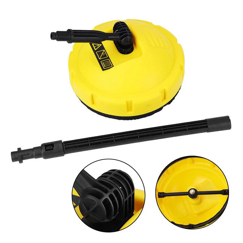 Showlu Smart General rotating pressure washer brush attached to a garden hose, designed for cleaning outdoor surfaces.