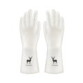Showlu Smart General silicone dishwashing scrubber gloves with textured surface for effective cleaning and hand protection.