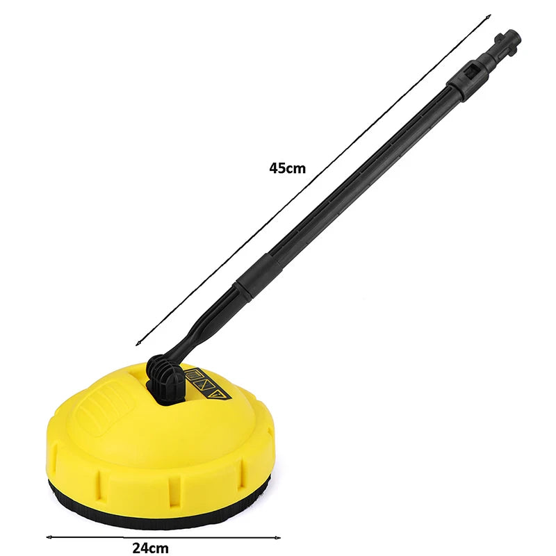 Showlu Smart General rotating pressure washer brush with durable bristles and adjustable head for versatile cleaning.
