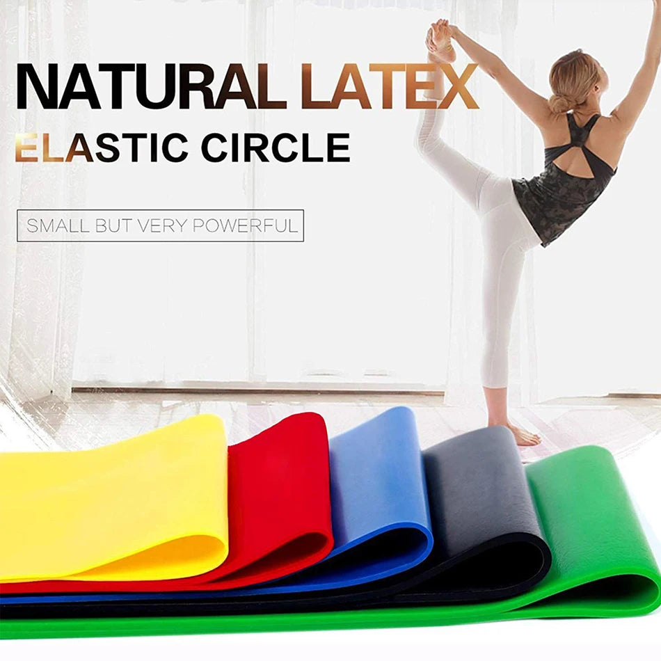 Showlu Smart General Resistance Band Pro Kit with multiple elastic bands for strength training and workout exercises.