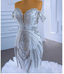 NEW ARRIVAL Luxury Guest Wedding Dress Diamond Lady Latest Wedding Dresses African Wedding Dresses for Women