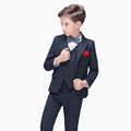 LUOBOBEIBEI boys formal plaid wedding suit set with blazer and pants from SHOWLU FASHION STORE, perfect for special occasions.
