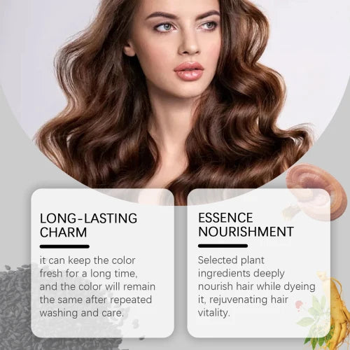 EELHOE Color Care Hair Shampoo by SHOWLU FASHION STORE with herbal ginseng and tea tree oil, 200ml bottle on a white background.
