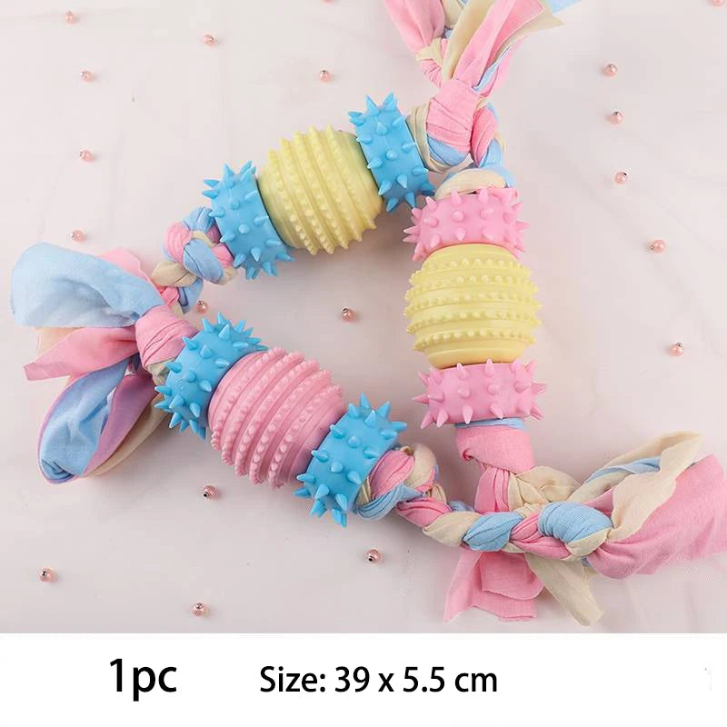 Durable Showlu Smart General Indestructible Pet Chew Toy for dogs, made of tough material for endless chewing fun.