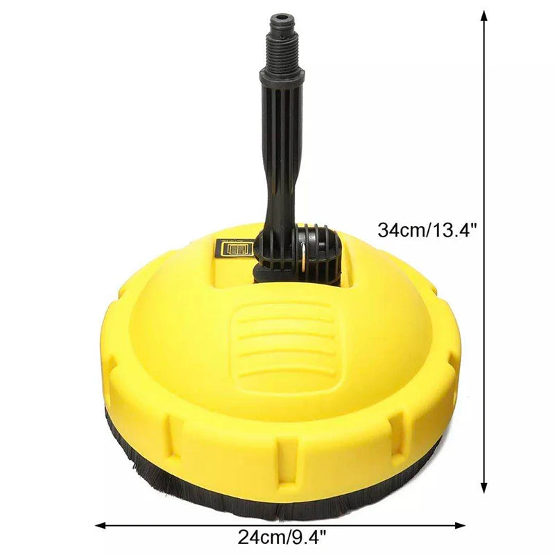 Showlu Smart General rotating pressure washer brush with durable bristles and adjustable head for effective cleaning of surfaces.