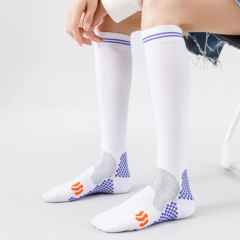 Showlu Fashion Store medical compression socks with 20-30 mmHg, ideal for travel, maternity, pregnancy, edema, diabetes, and varicose veins.