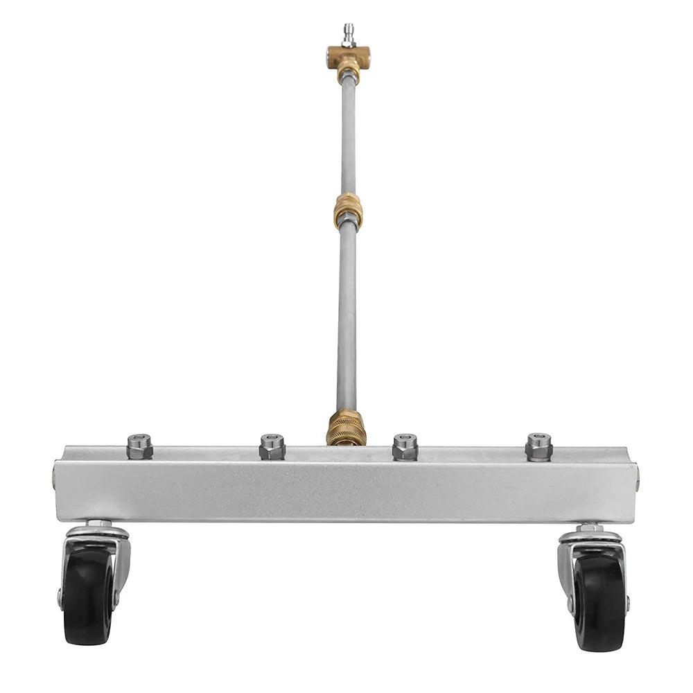 Showlu Smart General pressure washer patio cleaner attached to a pressure washer, designed for efficient outdoor cleaning.