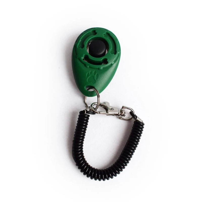 Showlu Smart General pet training clicker with a metal and plastic design, used for training dogs and other pets.