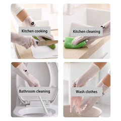 Silicone Dishwashing Scrubber Gloves