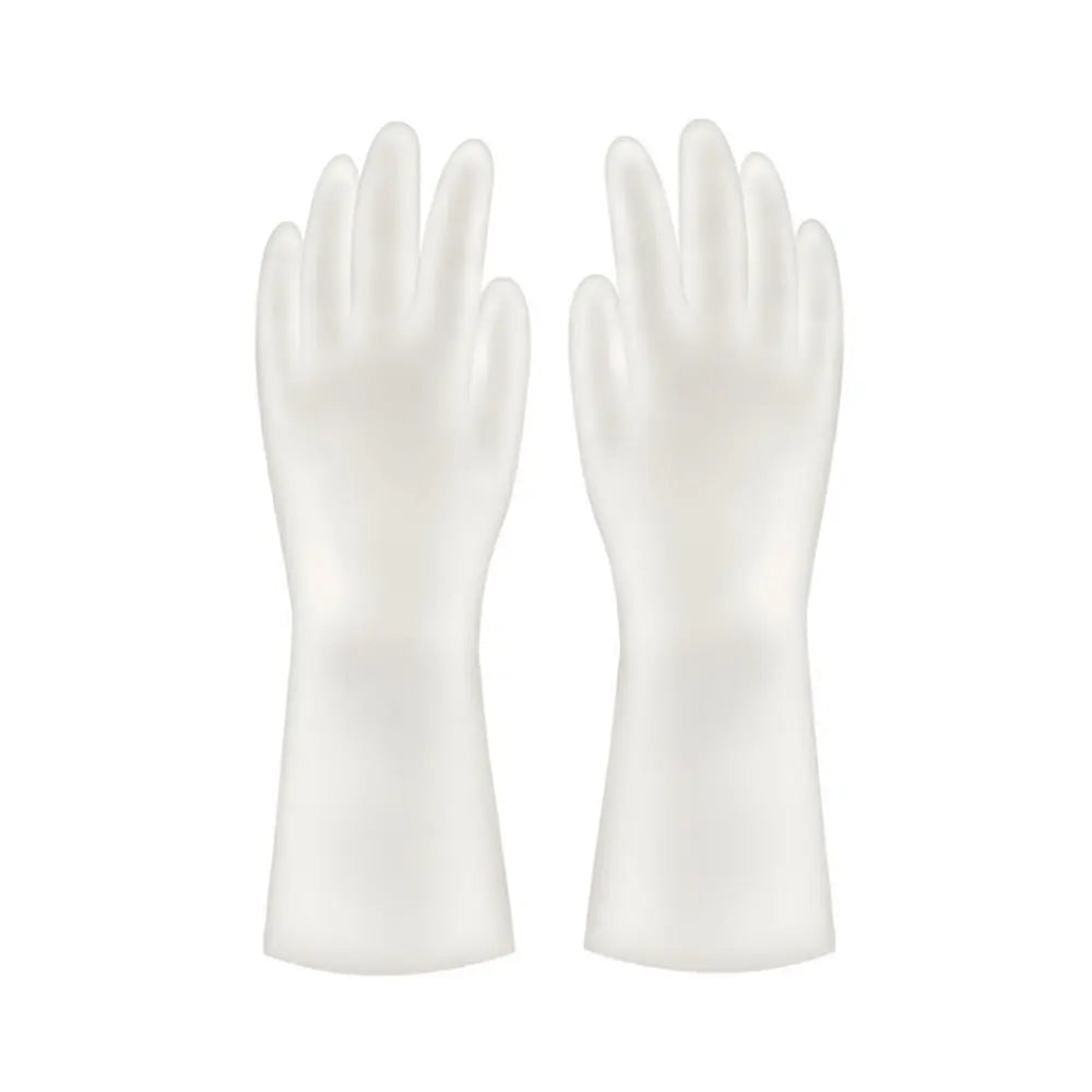 Showlu Smart General silicone dishwashing scrubber gloves with textured surface for effective cleaning and hand protection.