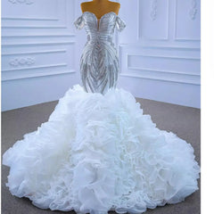NEW ARRIVAL Luxury Guest Wedding Dress Diamond Lady Latest Wedding Dresses African Wedding Dresses for Women