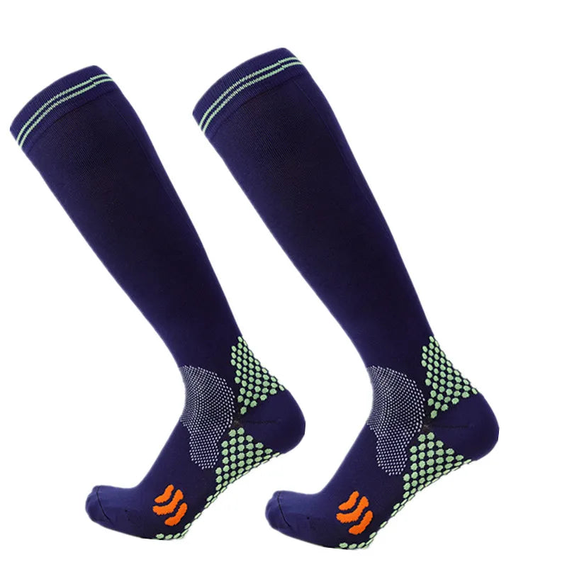 Showlu Fashion Store compression socks with 20-30 mmHg for medical, maternity, travel, pregnancy, edema, diabetes, and varicose veins.