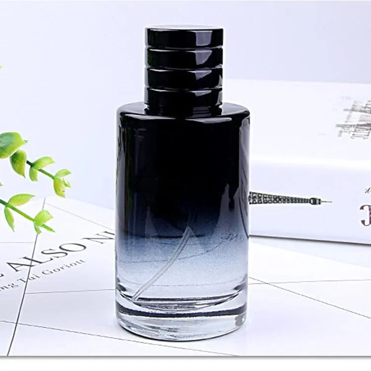 Showlu men's perfume 100ml bottle with long-lasting pure woody fragrance, stylish design, ideal for sophisticated scent.